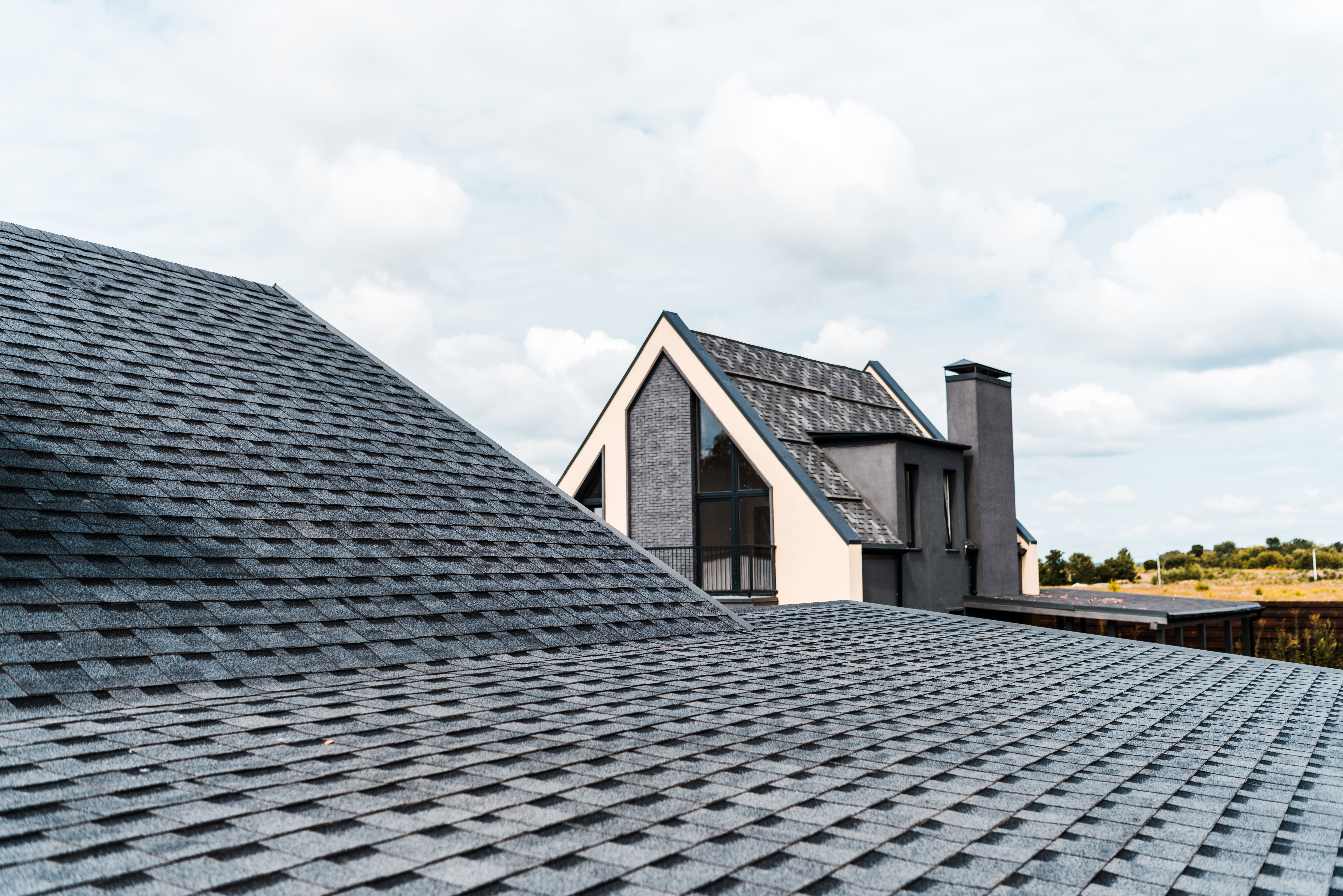 clean roof on a building